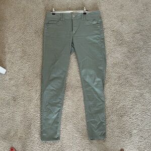 Democracy olive green jeans